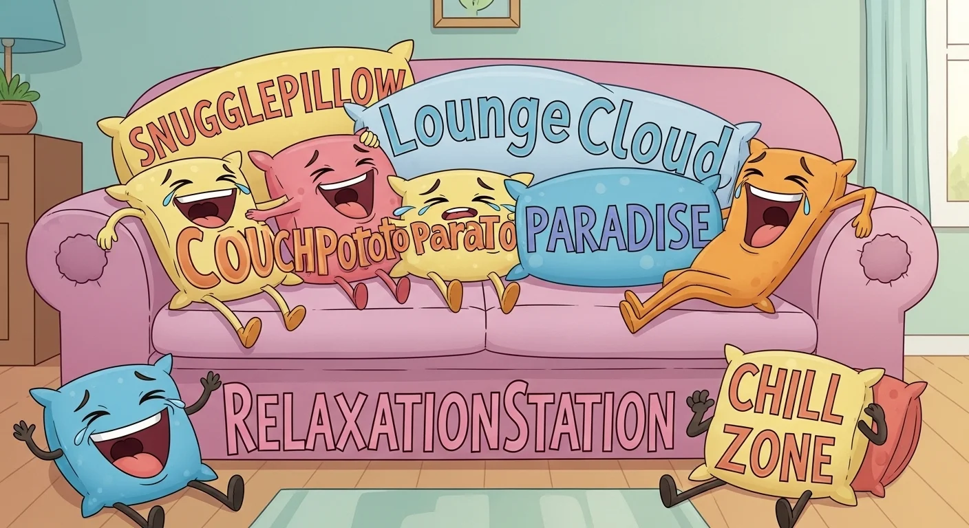 Sofa Slang & Comfy Word Mashups