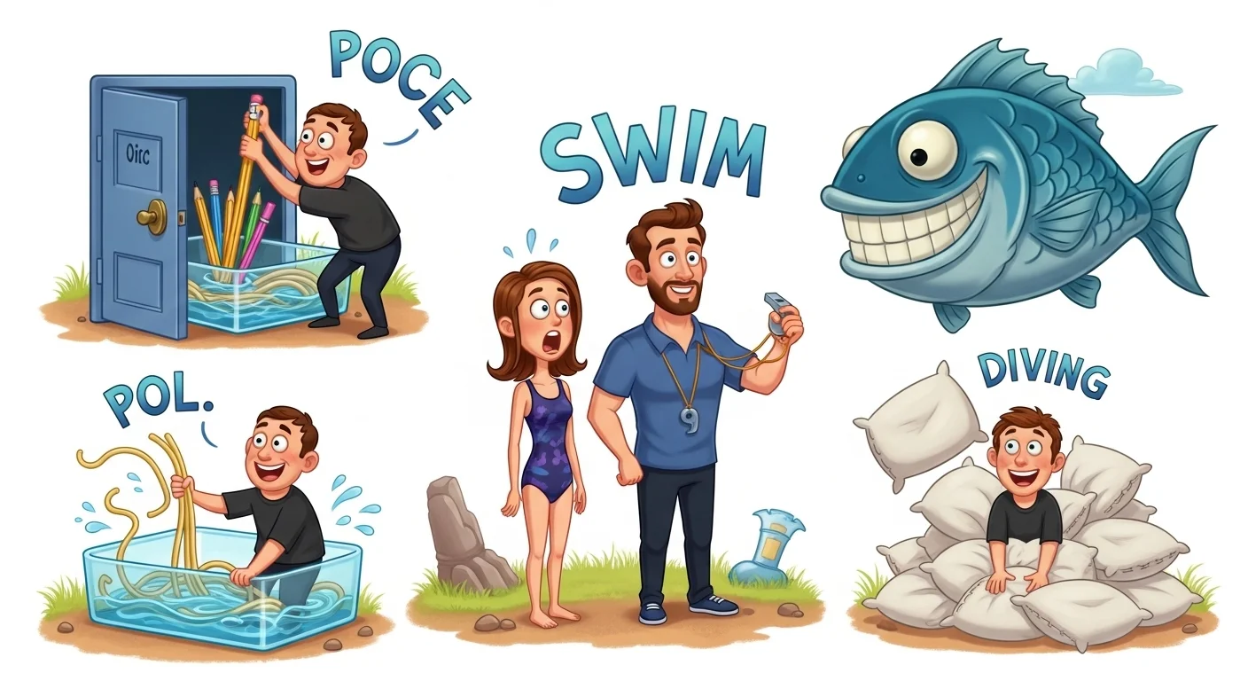 Swimming puns one liners