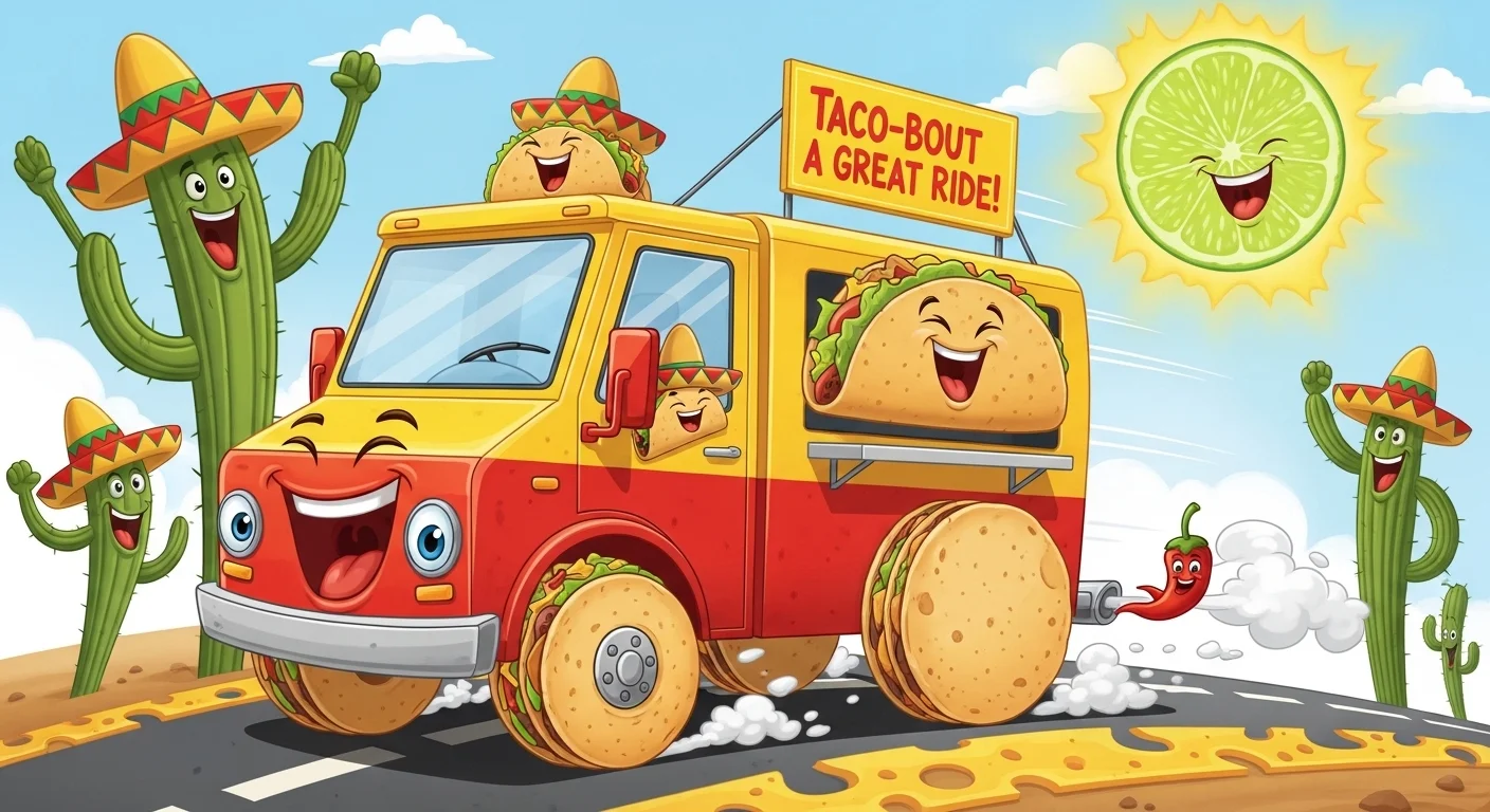 Taco Truck Puns on the Move
