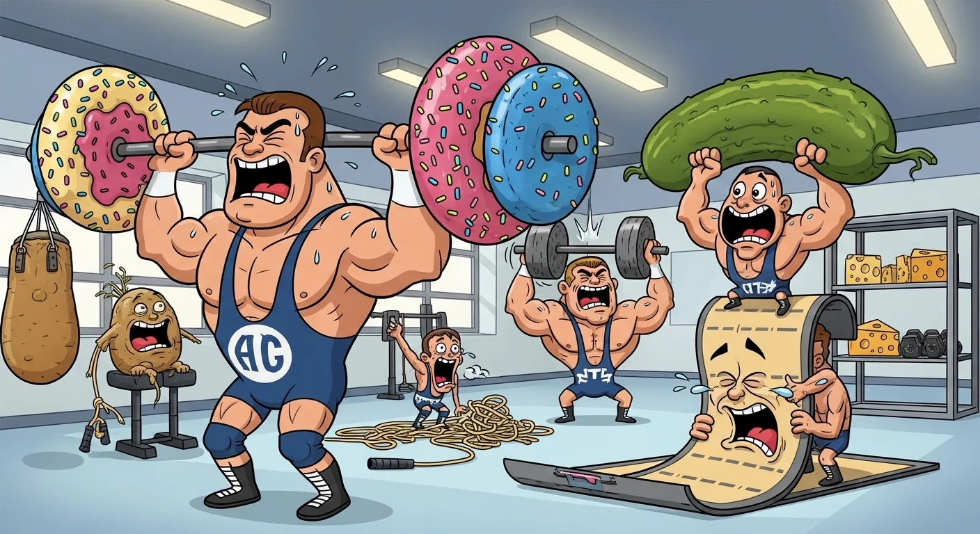 Training & Gym Wrestling Puns