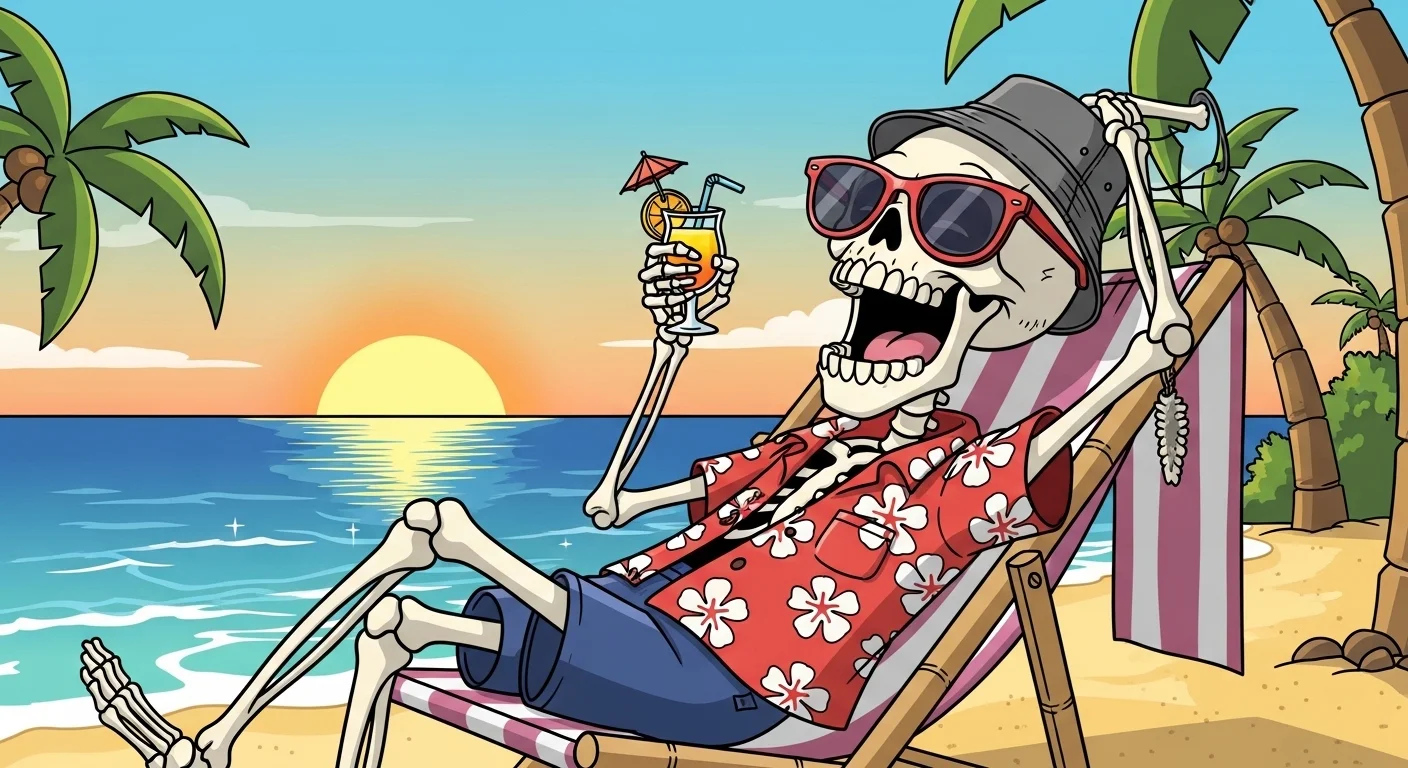 Travel Bones Vacation Skeleton Puns