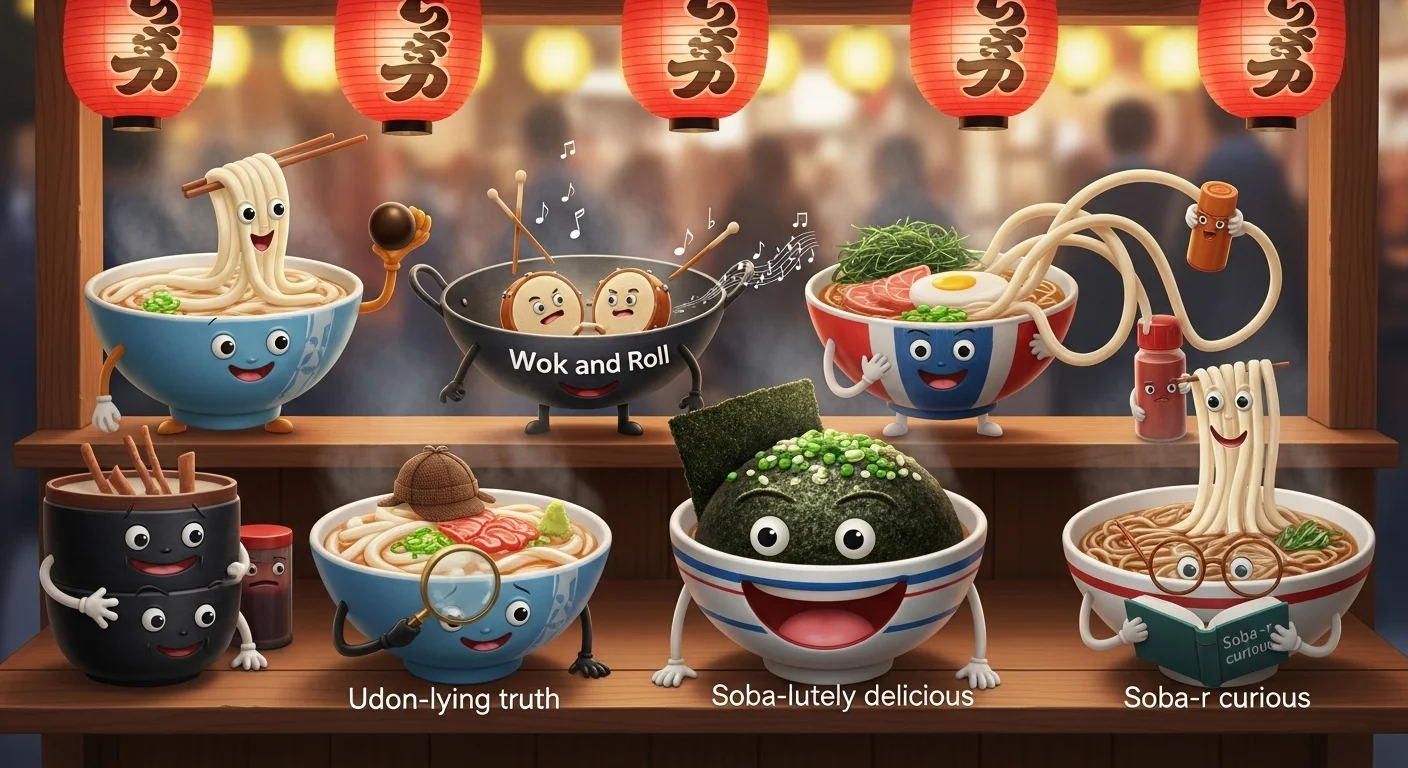 Udon & Soba Sensations Puns