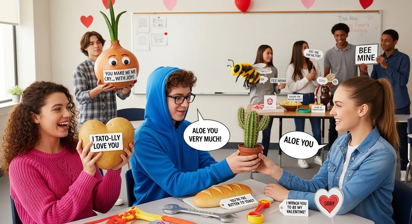 Valentines Day Puns for Students