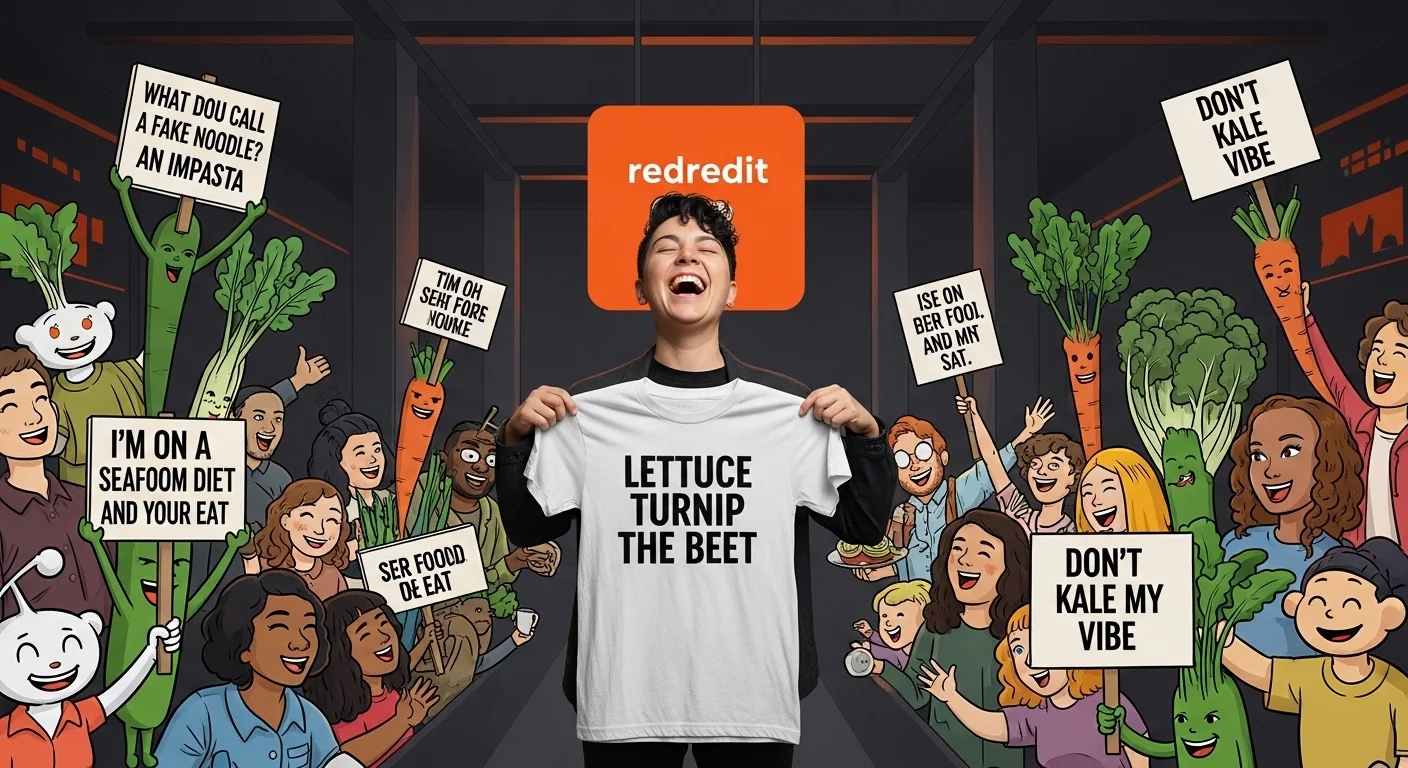 Vegan Puns Reddit Style