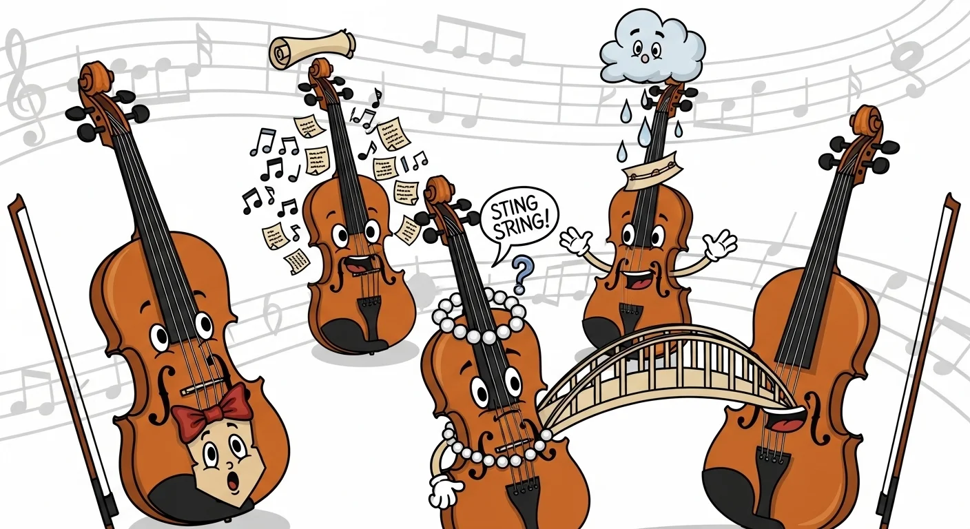 Violin Puns One Liners