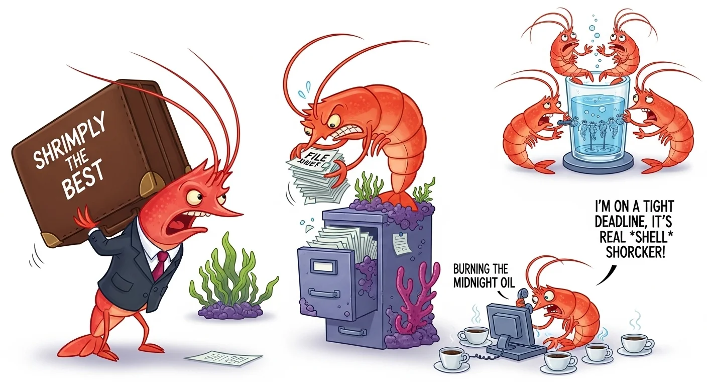 Work & Office Shrimp Puns
