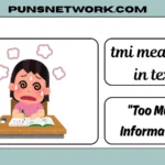 tmi meaning in text