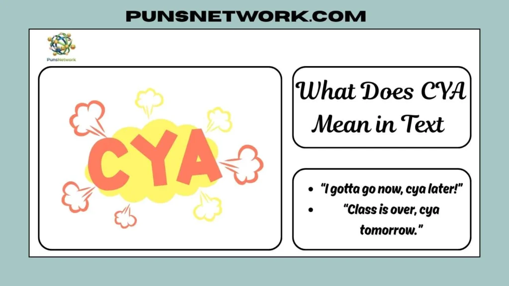  What Does CYA Mean in Text