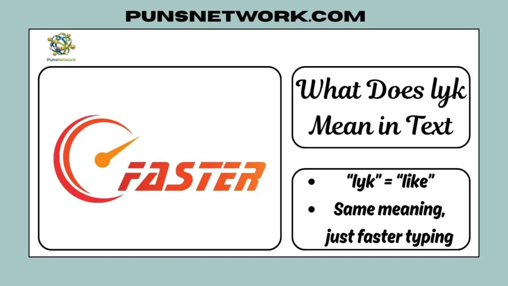 What Does lyk Mean in Text