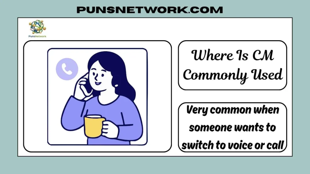 Where Is CM Commonly Used