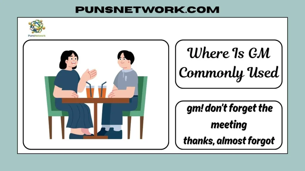 Where Is GM Commonly Used