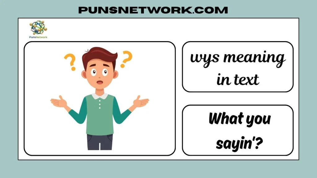wys meaning in text