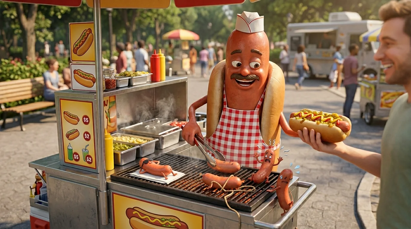 Hot Dog Puns Captions