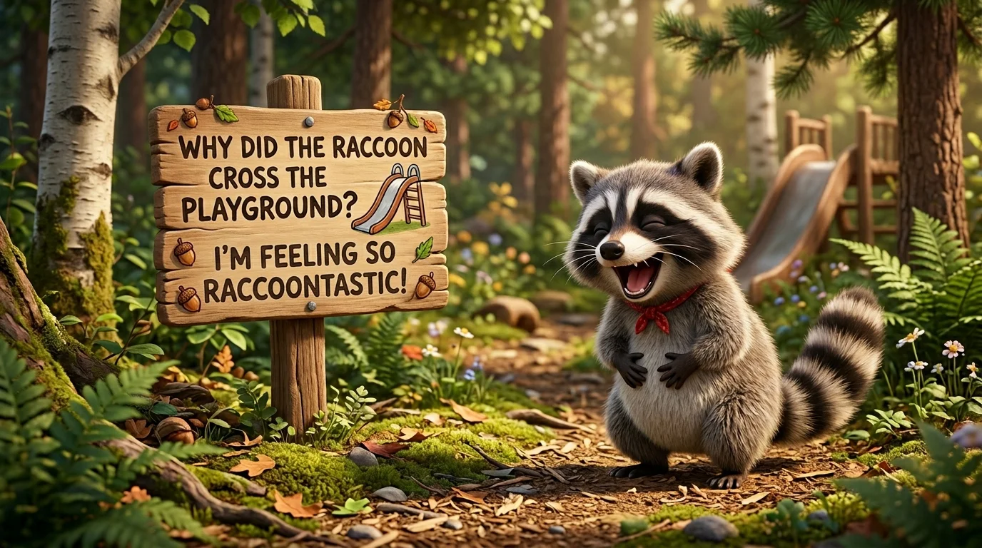 Short Raccoon Puns