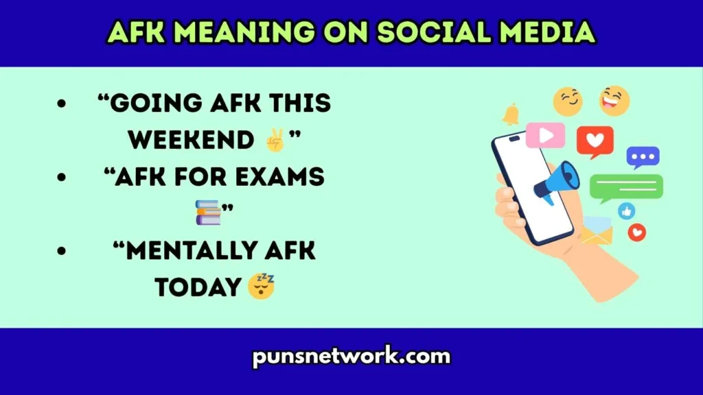 AFK Meaning on Social Media