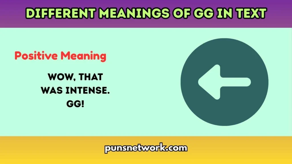 Different Meanings of GG in Text