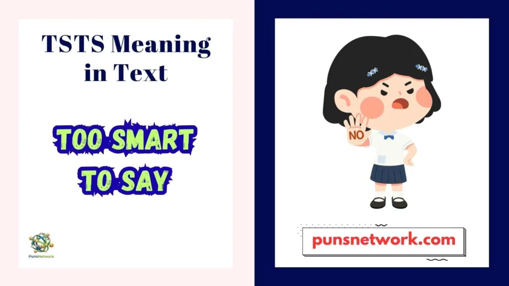 TSTS Meaning in Text